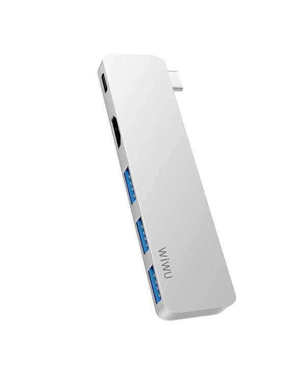 Wiwu T6 USB Hub with 5 in 1 Power Adapter Hub