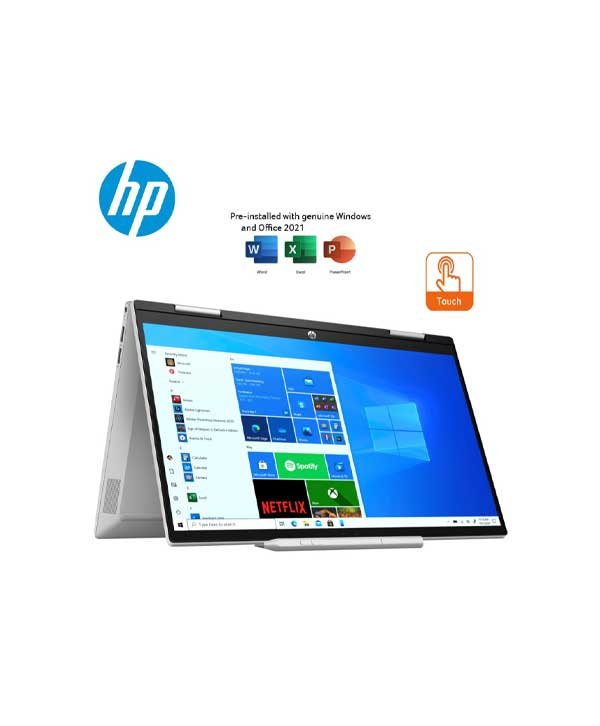 HP Pavilion X360 14-Dy0025TU 14" FHD Touch 2-In-1 Laptop Natural Silver i7-1165G7 8GB 512GB SSD Intel W11 HS 4 hp pavilion x360 14 price in bangladesh