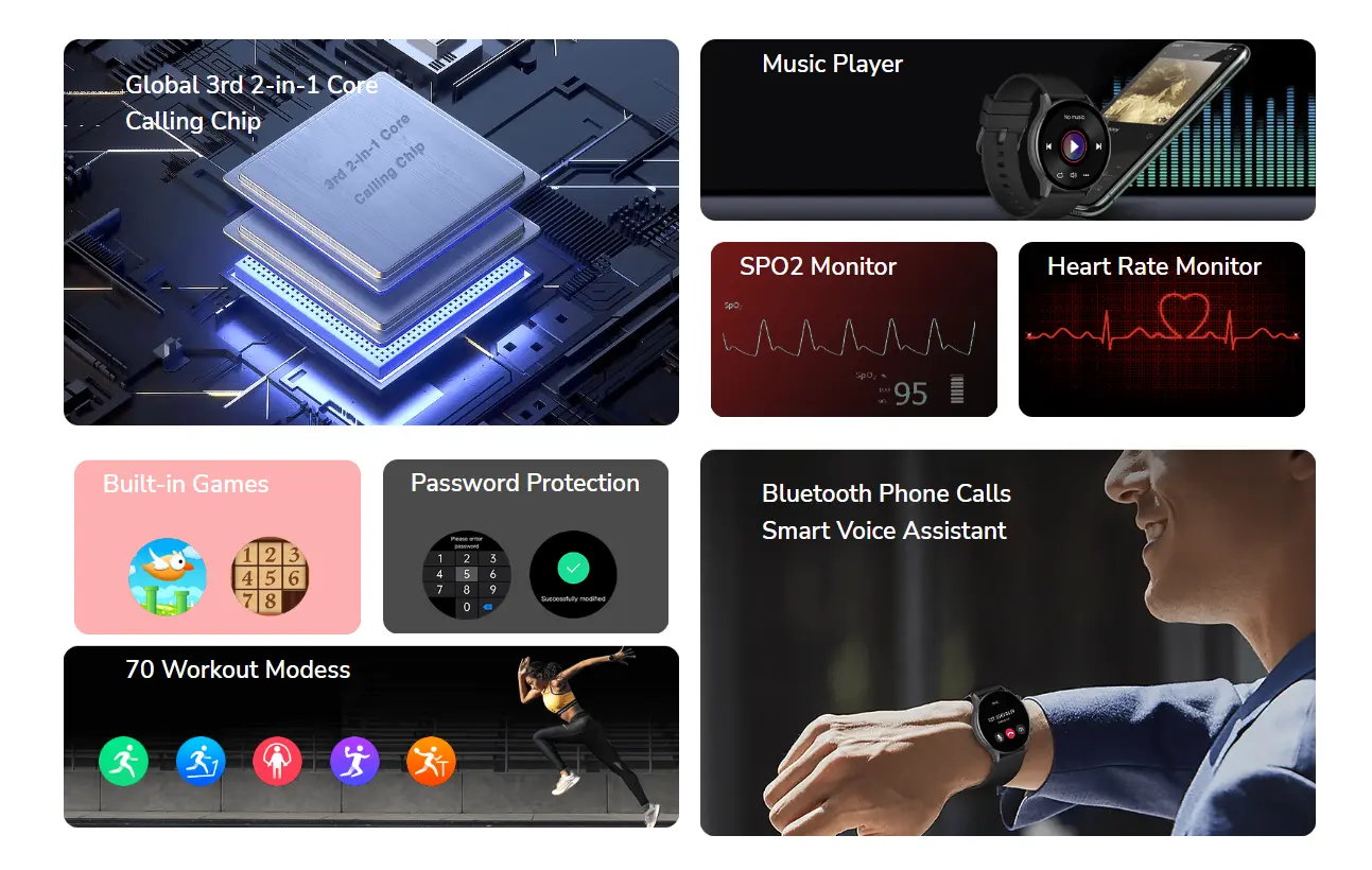 Kieslect KR calling Smart Watch | MC Solution Bd