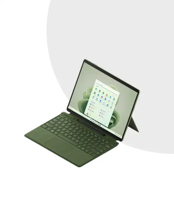 Surface Pro 9 Forest | 13” PixelSense Flow | 12th Gen Core i5-1235U | 8GB RAM | 256GB SSD | Intel Iris Xe