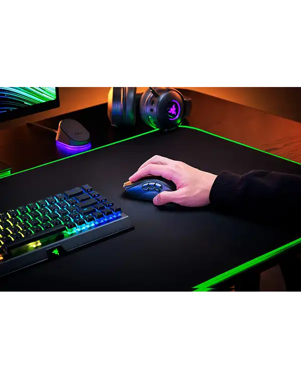 Razer Naga V2 Pro Gaming Mouse | MMO Wireless | HyperScroll Pro Wheel | 30000 DPI 8 Razer Naga V2 Pro price in Bangladesh MC Solution BD
