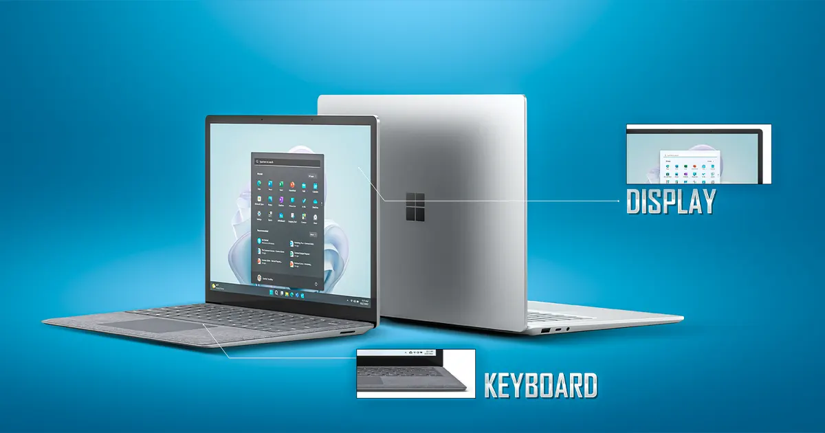 Surface Laptop 5 Display Keyboard
