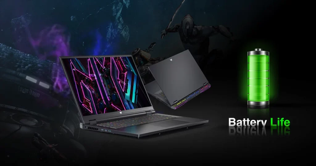Acer Predator 16 predator 18 Battery Life