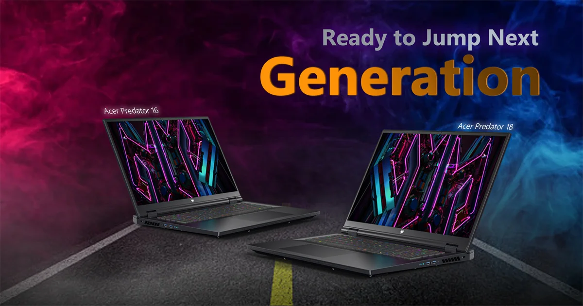 Acer Predator Helios 16 & 18 – Ready to Jump Next Generation