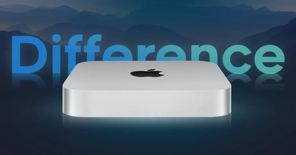 difference between mac mini m2 and m2 pro