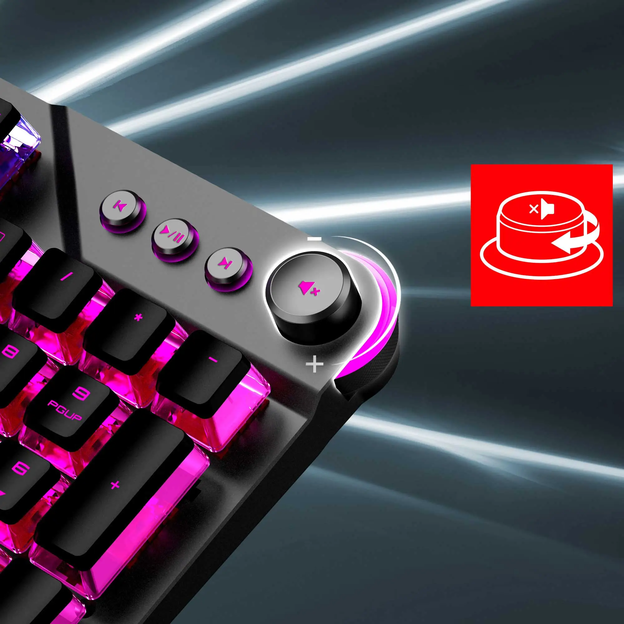 msi Vigor GK71 Sonic SMART DUAL TOUCH VOLUME AND MEDIA CONTROL