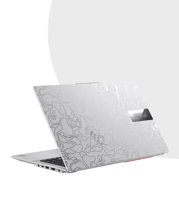 Asus VivoBook S 15 OLED Bape Edition K5504VA | 15.6'' 2.8K 120Hz OLED | 13th Gen Intel Core i9-13900H | 16GB RAM | 1TB SSD | Intel Iris Xe | W11 21-offer 10 ASUS Vivobook S 15 OLED BAPE Edition K5504 Blue Camo Bundle with Cool Silver Price in Bangladesh | MC Solution BD