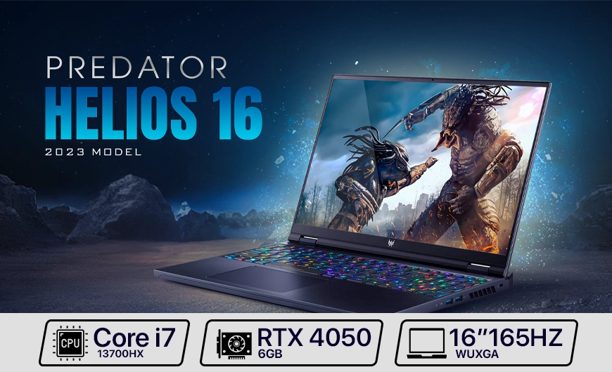 Acer Predator Helios Neo 16 (16” Intel) with 13th gen i7 and RTX 4050 price in Bangladesh | MC Solution BD