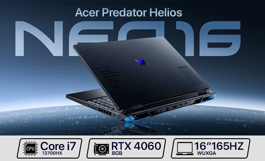 Acer Predator Helios Neo 16 (16” Intel) with 13th gen i7 and RTX 4060 price in Bangladesh | MC Solution BD