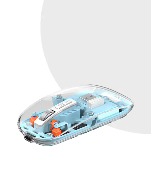 WiWU WM105 Crystal Magnetic Wireless Mouse