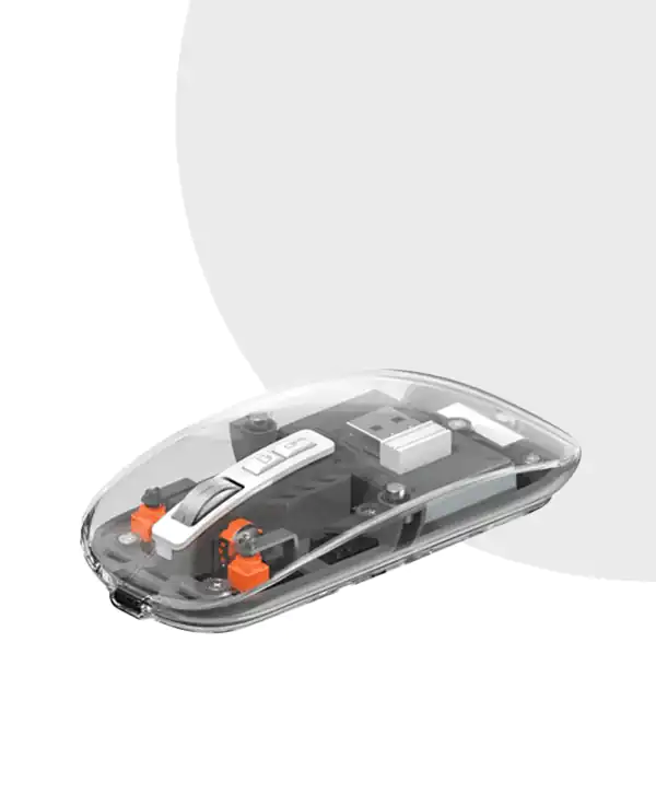 WiWU WM105 Crystal Magnetic Wireless Mouse