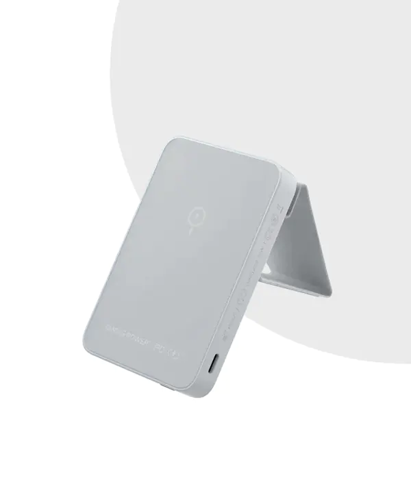 Momax Q.Mag Power 9 PD 20W 5000mAh Magnetic Wireless Charging Power Bank with Stand (IP109) | MC Solution BD