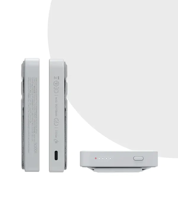 Momax Q.Mag Power 9 PD 20W 5000mAh Magnetic Wireless Charging Power Bank with Stand (IP109) | MC Solution BD