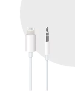 Apple Lightning to 3.5mm Audio Cable 1.2m White MXK22 price in Bangladesh | MC Solution BD