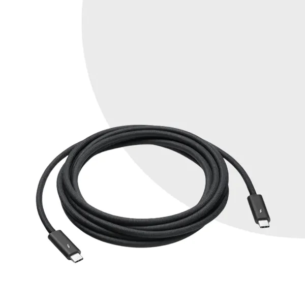 Apple Thunderbolt 4 USB‑C Pro Cable 3m MWP02 price in Bangladesh | MC Solution BD