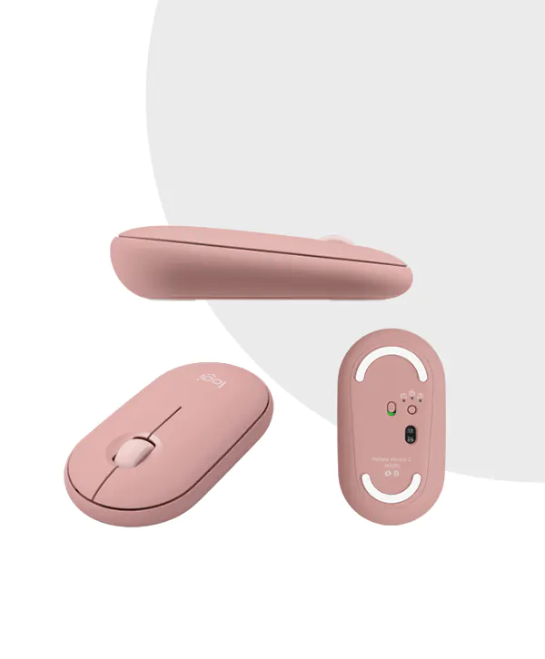 Logitech Pebble 2 Combo Tonal Rose Mouse price in Bangladesh | MC Solution BD