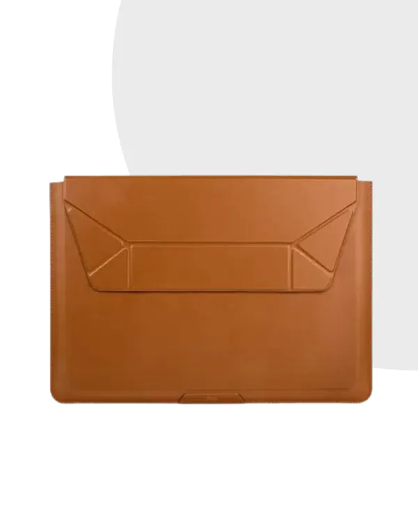 Uniq Oslo 2-IN-1 LAPTOP SLEEVE WITH BUILT-IN SMART STAND Brown price in Bangladesh | MC Solution BD