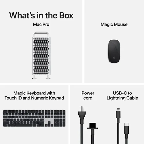 Apple Mac Pro Tower with Feet | M2 Ultra 21 What's in The Box? Apple Mac Pro 2023 Tower with Feet M2 Ultra Chip price in Bangladesh | MC Solution BD