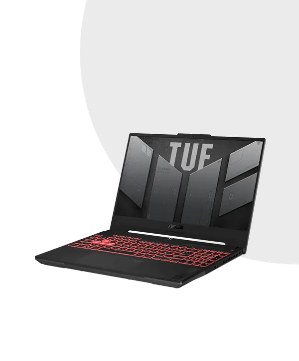 ASUS TUF Gaming A15 FA507U 2024 Gaming Laptop | 15.6″ 165Hz QHD | AMD Ryzen 9 8945HS | 16GB DDR5 | 1TB SSD | RTX4070 8GB | W11 | GRY