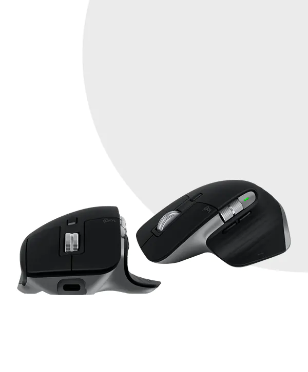 Logitech MX Master 3S for Mac side front view space grey price in Bangladesh MC Solution BD