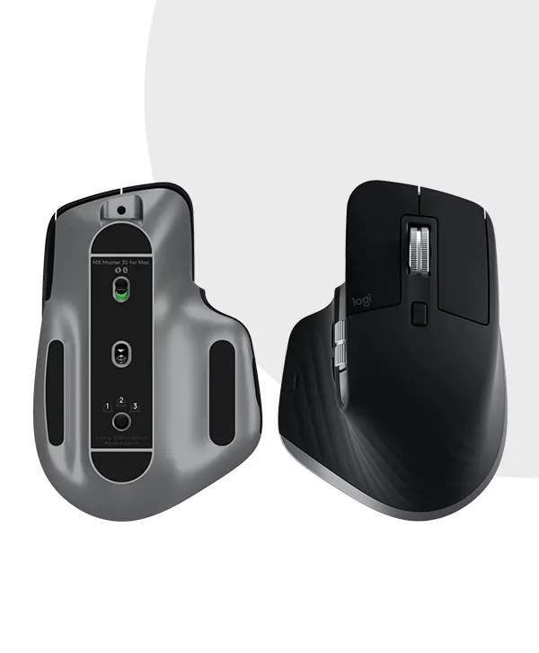 Logitech MX Master 3S for Mac top bottom view space grey price in Bangladesh MC Solution BD