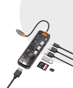 WiWU Cyber Hub 7 in 1 USB-C Multiport Adapter Dock price in Baangladesh MC Solution BD