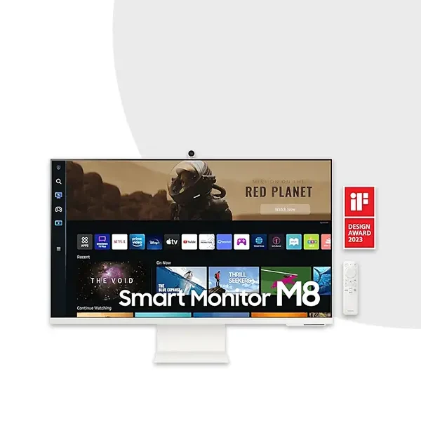 Samsung 32 Smart Monitor M8 M80B UHD White price in Bangladesh | MC Solution BD