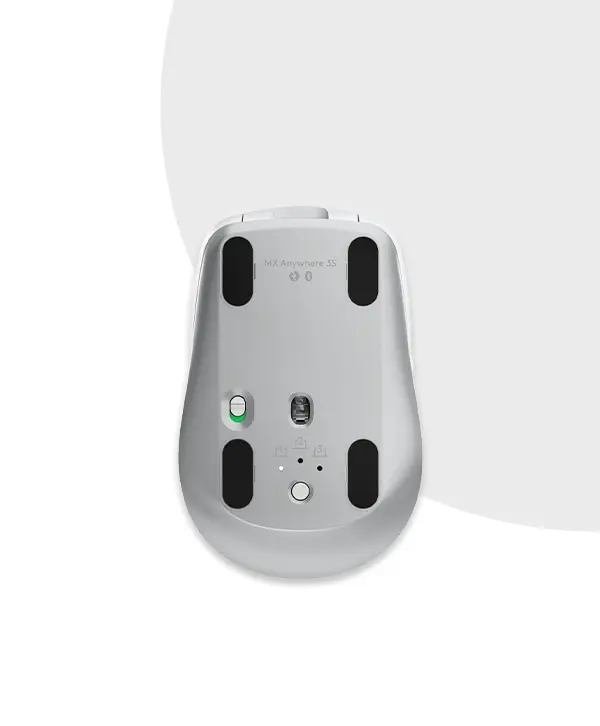 Logitech Master Series MX ANYWHERE 3S Compact Wireless Performance Mouse 28 Logitech MX ANYWHERE 3S Pale Grey