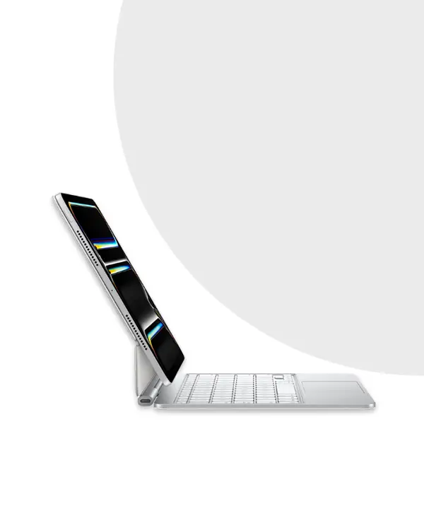 Apple Magic Keyboard for iPad Pro M4 White 2024 Price in Bangladesh MC Solution BD 3