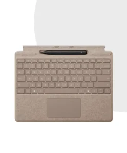 Microsoft Surface Pro Keyboard Dune Bundle with Slim Pen for Surface Pro 11