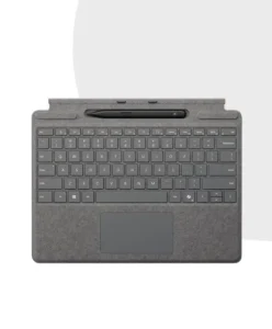 Microsoft Surface Pro Keyboard Platinum Bundle with Slim Pen for Surface Pro 11