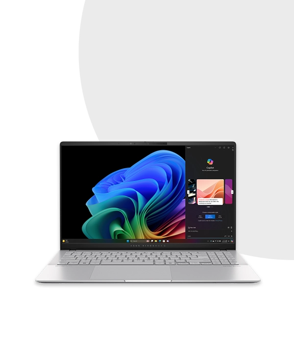 ASUS Vivobook S 15 S5507Q Copilot+ PC | 15.6-inch, 3K OLED 120Hz | Snapdragon X Plus | 16GB Ram| 512GB SSD | Qualcomm | W11