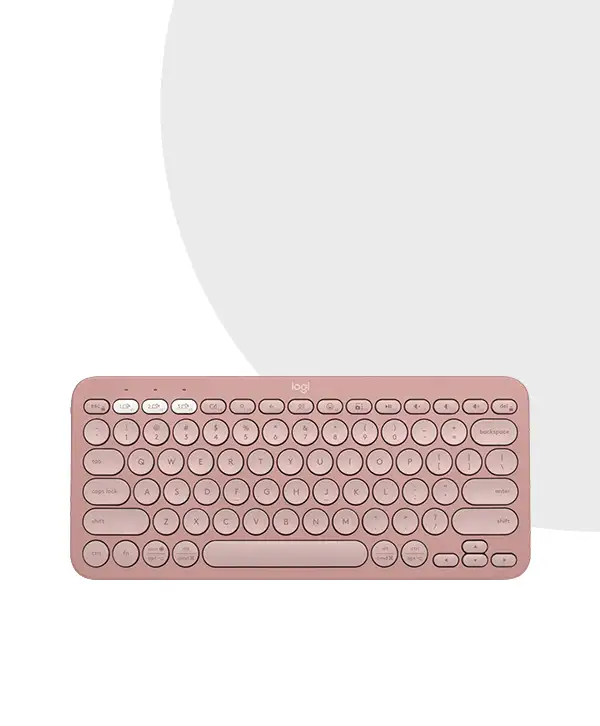 Logitech Pebble Keys 2 K380s Multi-Device Bluetooth Wireless Keyboard 5 Logitech Pebble Keys 2 K380s Tonal Rose