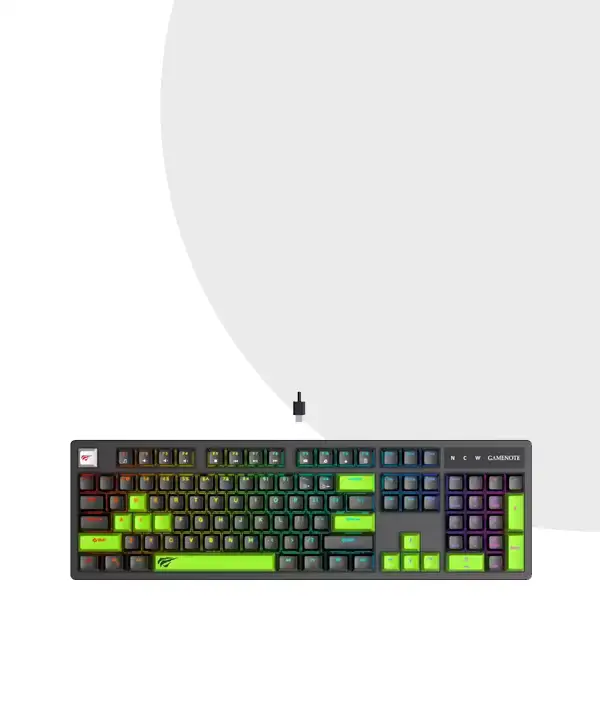 Havit Gamenote KB893L RGB Mechanical Gaming Keyboard