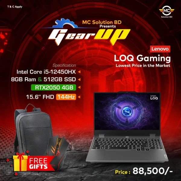 Lenovo LOQ DFMJ 15IAX9 83GS00DFMJ gaming laptop