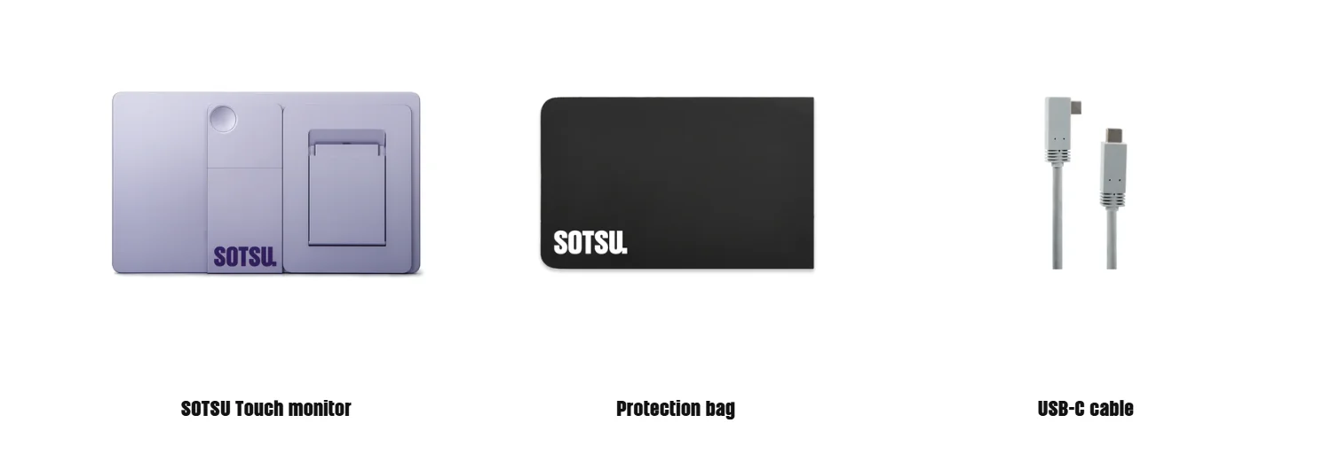 Whats in the box SOTSU FlipAction Touch 14 Portable Monitor PRICE IN BANGLADESH MC SOLUTION BD