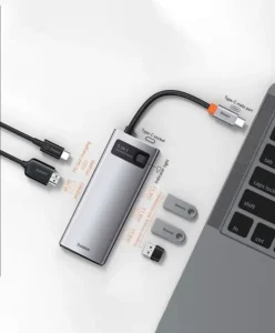 Baseus 5 in 1 Multifunctional Type-C Hub Metal Gleam Series Starjoy