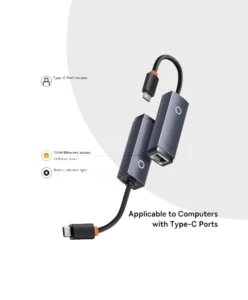 Baseus Lite Series RJ45 Lan Port Ethernet Adapter