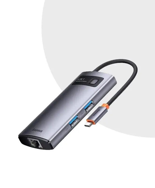 Baseus Starjoy Metal Gleam Series 4 in 1 with Ethernet port