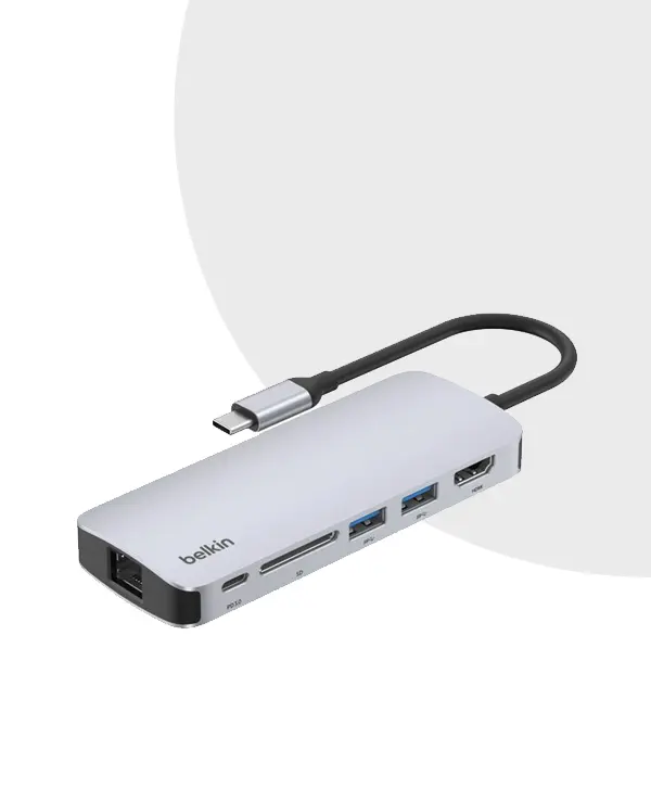 Belkin USB-C 6-in-1 Multiport Adapter