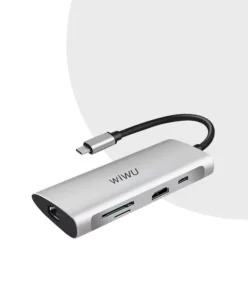 WiWU Alpha 8 in 1 USB-C Hub A831HRT
