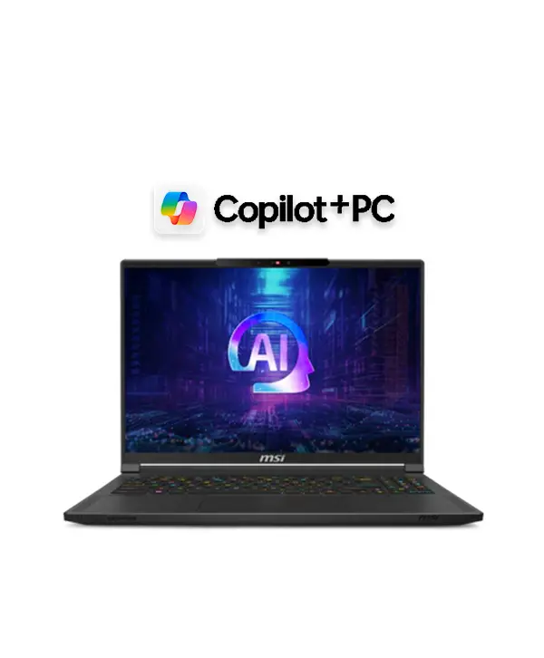 MSI Stealth A16 AI+ A3XVGG 089 | 16″ UHD+ 120Hz | Ryzen AI 9 HX 370 | 32GB Ram | 1TB SSD | RTX 4070 8GB