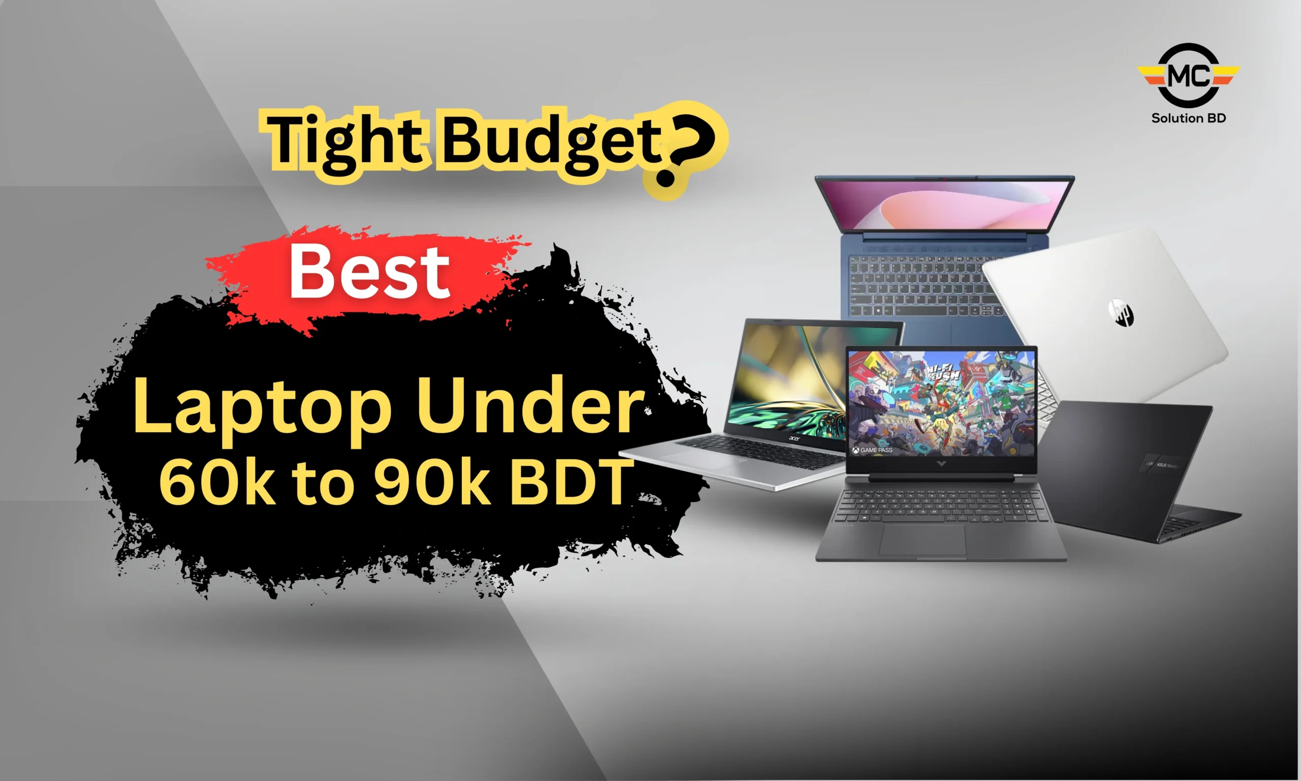 Best Laptop Under 60,000 to 90,000 Taka in BD