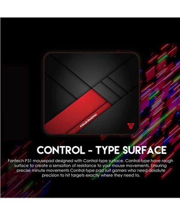 Fantech P51 5-In-1 Keyboard Combo with Mouse + Mousepad + Headset + Headset stand 9 Mousepad- Fantech P51 5-In-1 Keyboard Combo