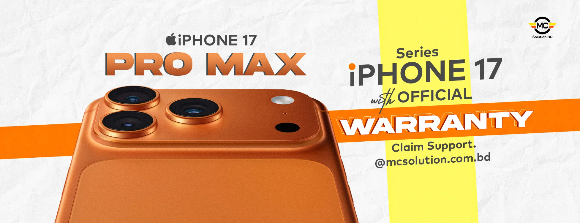iPhone 17 Pro Max PRICE IN BANGLADESH MC SOLUTION BD